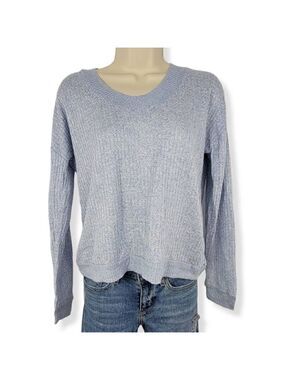 Hippie Rose Waffle Knit V-Neck XS Junior